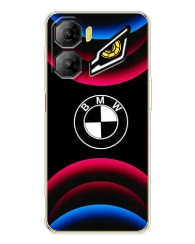 Чехол для ZTE Nubia Neo 3 с картинкой «Логотип BMW и неоновые дуги» Чехол для ZTE Nubia Neo 3 с картинкой «Логотип BMW и неоновые дуги»