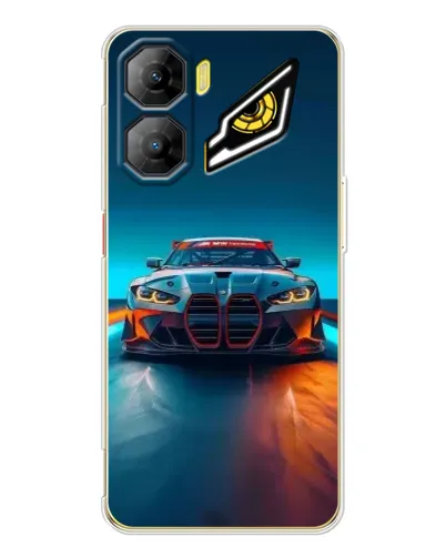 Чехол для ZTE Nubia Neo 3 с картинкой «BMW — огни неона» Чехол для ZTE Nubia Neo 3 с картинкой «BMW — огни неона»
