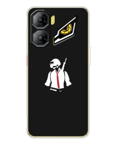 Чехол для ZTE Nubia Neo 3 с картинкой «PUBG — силуэт воина» Чехол для ZTE Nubia Neo 3 с картинкой «PUBG — силуэт воина»