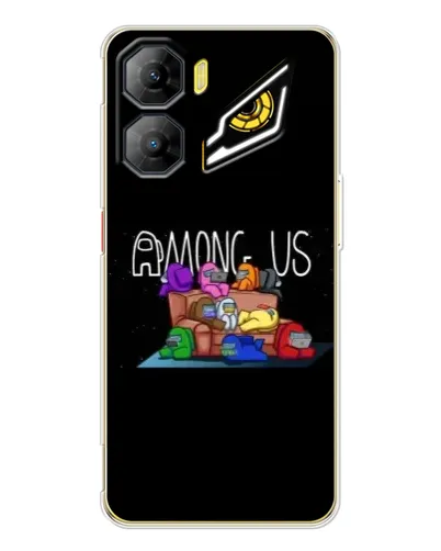 Чехол для ZTE Nubia Neo 3 с картинкой «Логотип Among Us» Чехол для ZTE Nubia Neo 3 с картинкой «Логотип Among Us»