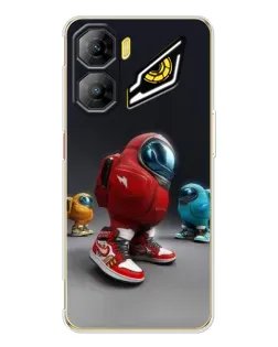 Чехол для ZTE Nubia Neo 3 с картинкой «Among Us — 3D стиль»