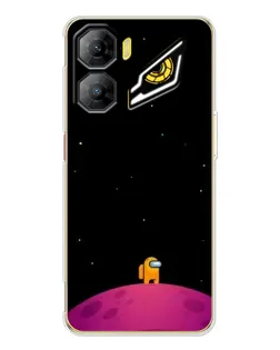 Чехол для ZTE Nubia Neo 3 с картинкой «Одинокий герой на планете»