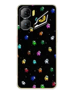 Чехол для ZTE Nubia Neo 3 с картинкой «Экипаж Among Us»