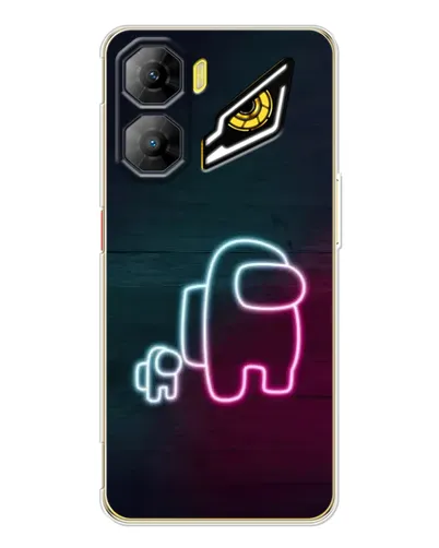 Чехол для ZTE Nubia Neo 3 с картинкой «Among Us неон-арт» Чехол для ZTE Nubia Neo 3 с картинкой «Among Us неон-арт»