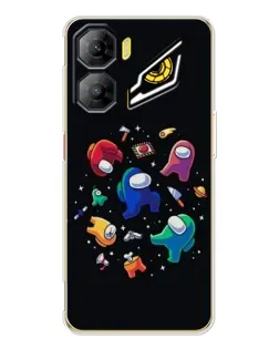 Чехол для ZTE Nubia Neo 3 с картинкой «Among Us космос»