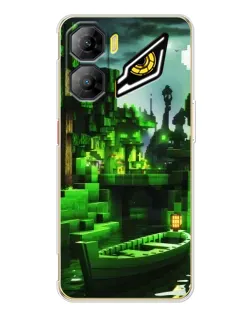 Чехол для ZTE Nubia Neo 3 с картинкой «Minecraft лесной пейзаж»