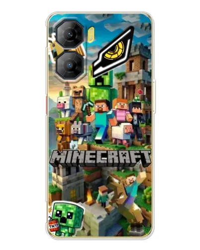 Чехол для ZTE Nubia Neo 3 с картинкой «Замок Minecraft»