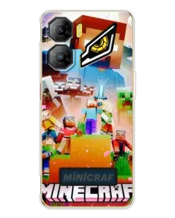 Чехол для ZTE Nubia Neo 3 с картинкой «Minecraft герои игры»