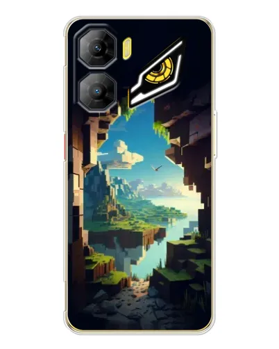 Чехол для ZTE Nubia Neo 3 с картинкой «Вид из пещеры»