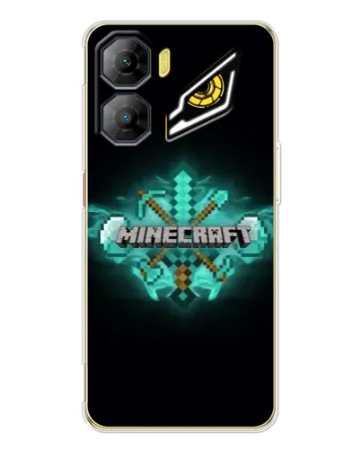 Чехол для ZTE Nubia Neo 3 с картинкой «Minecraft Diamond лого»