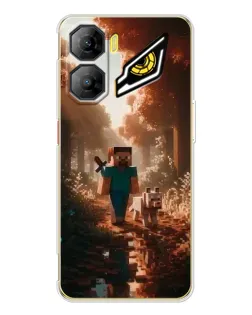 Чехол для ZTE Nubia Neo 3 с картинкой «Стив в лесу» Чехол для ZTE Nubia Neo 3 с картинкой «Стив в лесу»