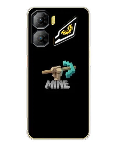 Чехол для ZTE Nubia Neo 3 с картинкой «Алмазная кирка»