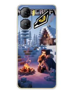 Чехол для ZTE Nubia Neo 3 с картинкой «Зимний Minecraft» Чехол для ZTE Nubia Neo 3 с картинкой «Зимний Minecraft»