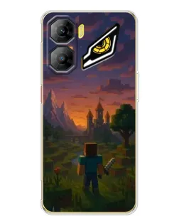 Чехол для ZTE Nubia Neo 3 с картинкой «Стив у башни» Чехол для ZTE Nubia Neo 3 с картинкой «Стив у башни»