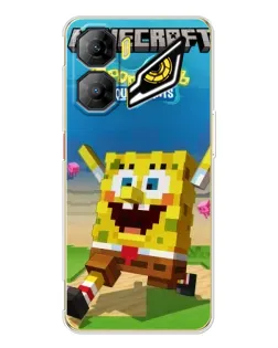 Чехол для ZTE Nubia Neo 3 с картинкой «Губка Боб Minecraft» Чехол для ZTE Nubia Neo 3 с картинкой «Губка Боб Minecraft»