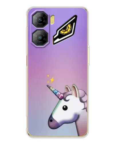 Чехол для ZTE Nubia Neo 3 с картинкой «Единорог градиент»