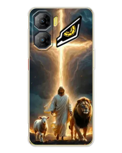 Чехол для ZTE Nubia Neo 3 с картинкой «Лев Иуды и Свет» Чехол для ZTE Nubia Neo 3 с картинкой «Лев Иуды и Свет»