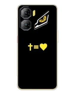 Чехол для ZTE Nubia Neo 3 с картинкой «Сердце и Крест»