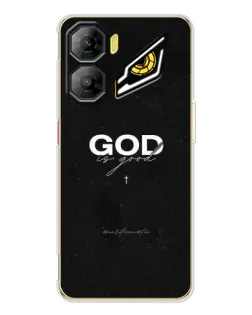 Чехол для ZTE Nubia Neo 3 с картинкой «GOD — Бог над всем»