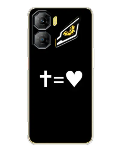 Чехол для ZTE Nubia Neo 3 с картинкой «Крест и Сердце» Чехол для ZTE Nubia Neo 3 с картинкой «Крест и Сердце»