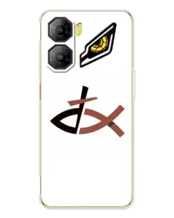 Чехол для ZTE Nubia Neo 3 с картинкой «Рыба и крест»
