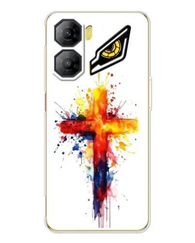 Чехол для ZTE Nubia Neo 3 с картинкой «Акварельный крест» Чехол для ZTE Nubia Neo 3 с картинкой «Акварельный крест»