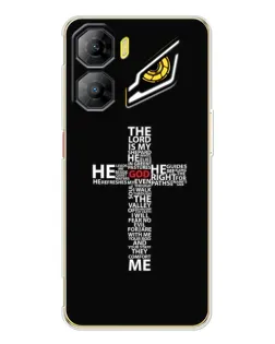 Чехол для ZTE Nubia Neo 3 с картинкой «Текстовый крест»