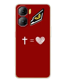 Чехол для ZTE Nubia Neo 3 с картинкой «Уравнение любви»