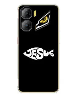 Чехол для ZTE Nubia Neo 3 с картинкой «Рыба Jesus»