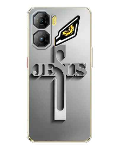 Чохол для ZTE Nubia Neo 3 з картинкою «Металевий хрест Jesus» Чохол для ZTE Nubia Neo 3 з картинкою «Металевий хрест Jesus»