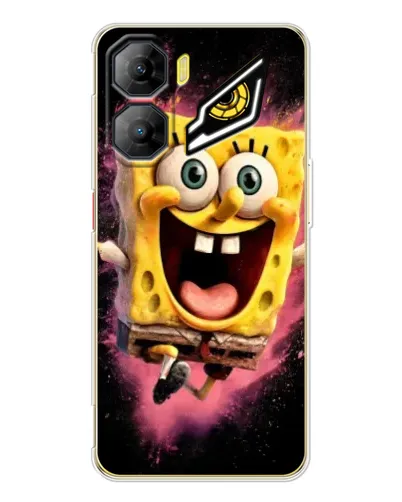 Чехол для ZTE Nubia Neo 3 с картинкой «Взрывной Спанч Боб»