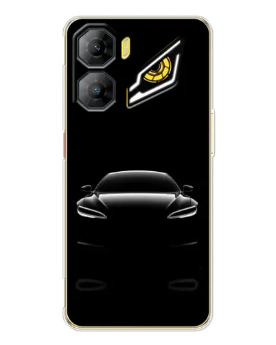 Чехол для ZTE Nubia Neo 3 с картинкой «Силуэт Tesla Night» Чехол для ZTE Nubia Neo 3 с картинкой «Силуэт Tesla Night»