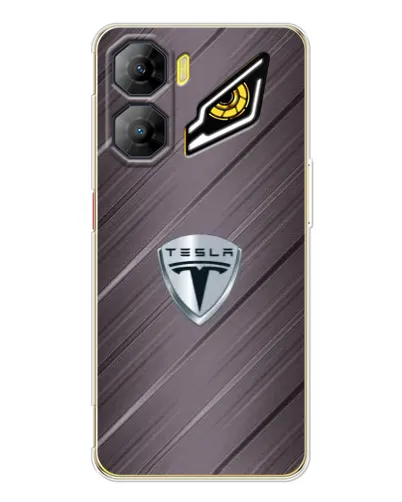 Чехол для ZTE Nubia Neo 3 с картинкой «Металлическая текстура Tesla» Чехол для ZTE Nubia Neo 3 с картинкой «Металлическая текстура Tesla»