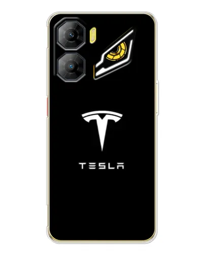 Чехол для ZTE Nubia Neo 3 с картинкой «Tesla White Logo» Чехол для ZTE Nubia Neo 3 с картинкой «Tesla White Logo»