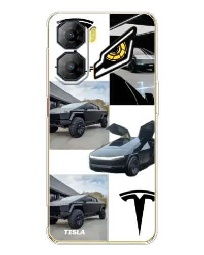 Чехол для ZTE Nubia Neo 3 с картинкой «Коллаж Cybertruck Tesla» Чехол для ZTE Nubia Neo 3 с картинкой «Коллаж Cybertruck Tesla»