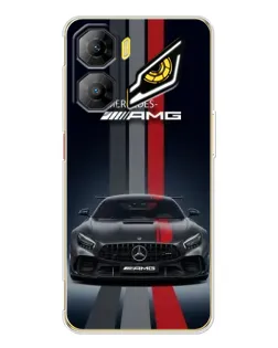 Чехол для ZTE Nubia Neo 3 с картинкой «Mercedes — белый карбон» Чехол для ZTE Nubia Neo 3 с картинкой «Mercedes — белый карбон»