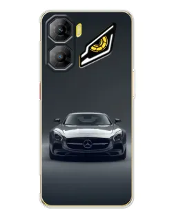 Чехол для ZTE Nubia Neo 3 с картинкой «Mercedes на черном»
