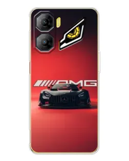 Чехол для ZTE Nubia Neo 3 с картинкой «Mercedes AMG — красная линия»