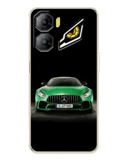 Чехол для ZTE Nubia Neo 3 с картинкой «Mercedes — неоновый лого»