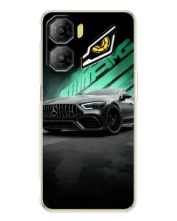 Чехол для ZTE Nubia Neo 3 с картинкой «Темный Mercedes AMG»