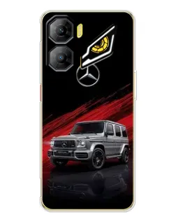 Чехол для ZTE Nubia Neo 3 с картинкой «Mercedes G-Class красный»