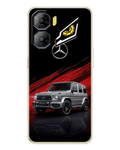 Чехол для ZTE Nubia Neo 3 с картинкой «Mercedes G-Class красный»