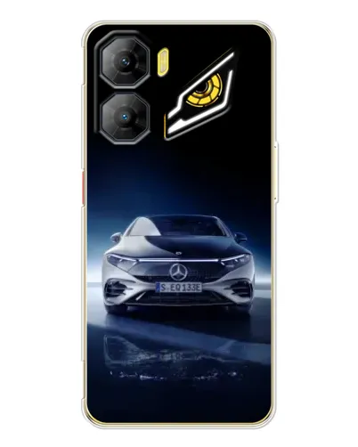 Чехол для ZTE Nubia Neo 3 с картинкой «Ночной Mercedes EQ»