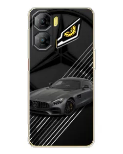 Чехол для ZTE Nubia Neo 3 с картинкой «Mercedes AMG — графика»