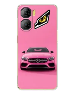Чехол для ZTE Nubia Neo 3 с картинкой «Розовый Mercedes AMG»