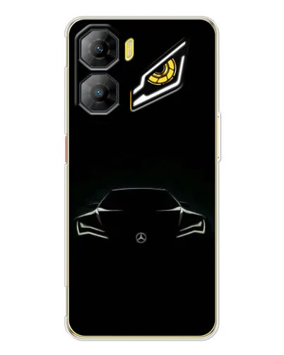 Чехол для ZTE Nubia Neo 3 с картинкой «Mercedes — силуэт авто» Чехол для ZTE Nubia Neo 3 с картинкой «Mercedes — силуэт авто»