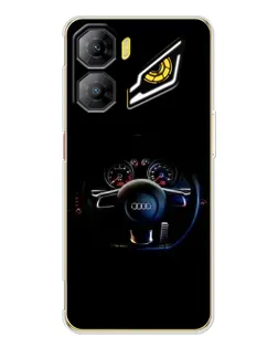 Чехол для ZTE Nubia Neo 3 с картинкой «Салон Audi — руль» Чехол для ZTE Nubia Neo 3 с картинкой «Салон Audi — руль»