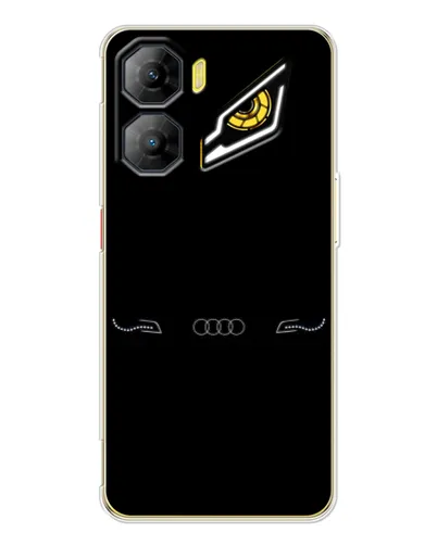 Чехол для ZTE Nubia Neo 3 с картинкой «Audi — световой подпись»