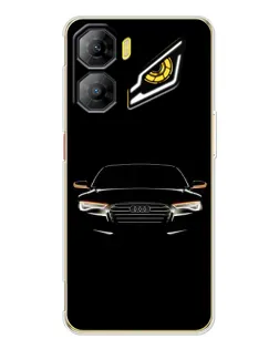 Чехол для ZTE Nubia Neo 3 с картинкой «Audi — ночной контур»