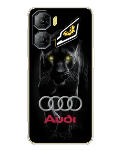 Чехол для ZTE Nubia Neo 3 с картинкой «Пантера и Audi»
